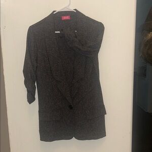 St. John Charcoal Gray Blazer